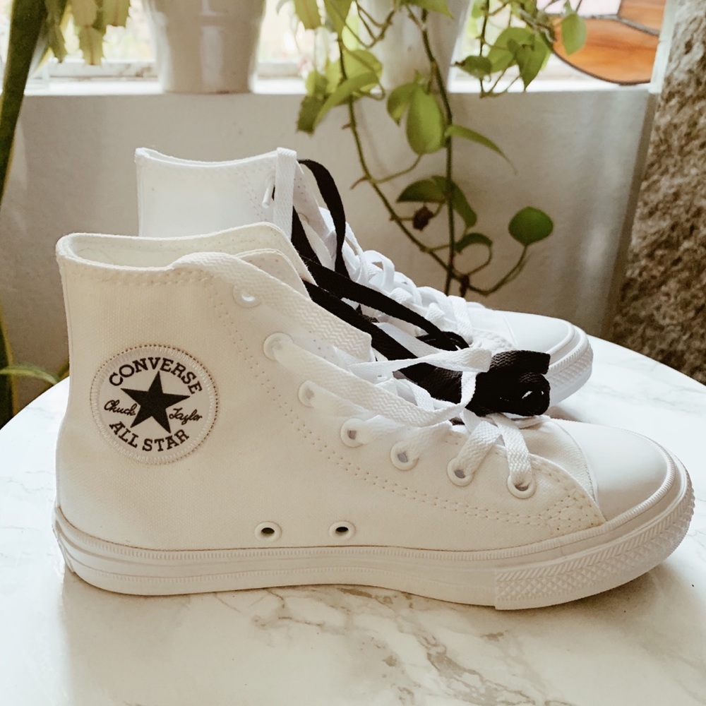 Never Been Worn White High-Top Converse
